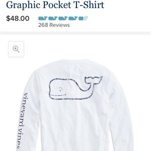 Long-Sleeve Vintage Whale Graphic Pocket T-Shirt
